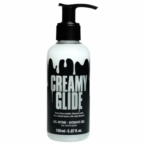 Creamy Glide – lubrikační gel na vodní bázi – umělé sperma – 150 ml