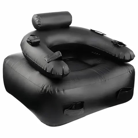 Inflatable Fun – bdsm pohovka – černá
