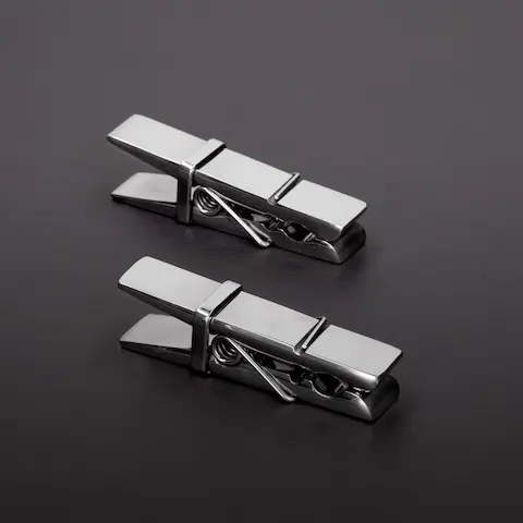 Slave4master Clothespins Nipple Clamps, ocelové svorky se silnou pružinou