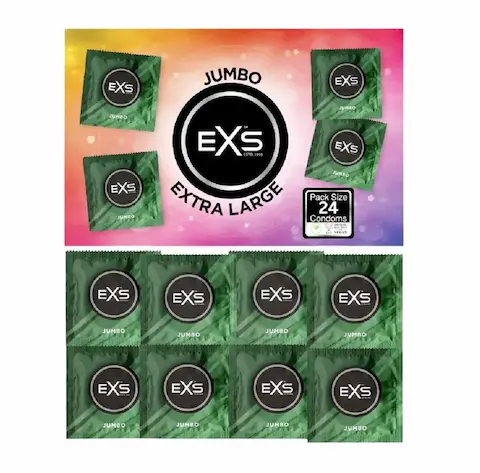 EXS Jumbo kondomy 24 ks