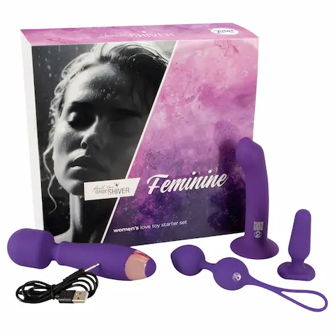 Magic Shiver Feminine – sada erotických pomůcek pro ženy – 4 díly