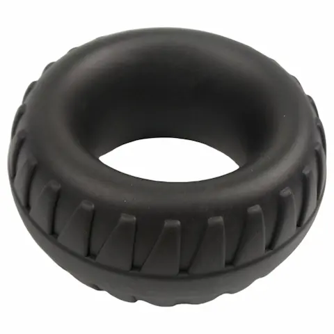 Pulselock Oak – extra silný silikonový kroužek na penis (černý) – 40 mm