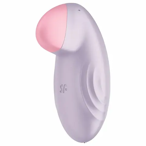 Satisfyer Tropical Tip – vibrační stimulátor klitorisu ovládaný aplikací (fialový)