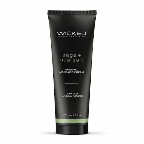 Masážní krém WICKED Sage + Sea Salt Scented 120 ml