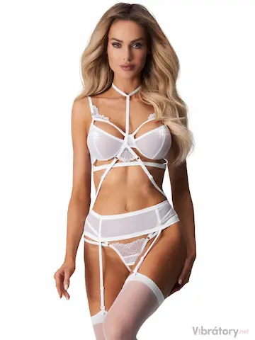Set erotického prádla Obsessive Premisis White