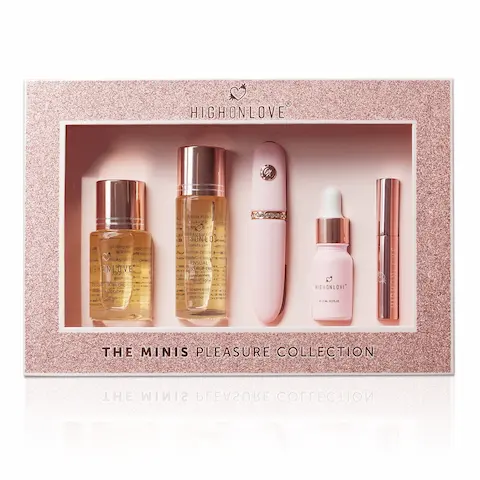Dárková sada HIGH ON LOVE The Minis Pleasure Collection zlatá