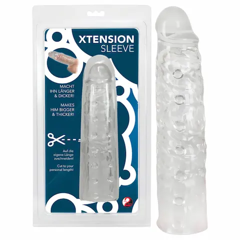 You2Toys – prodlužovací návlek na penis – průhledný