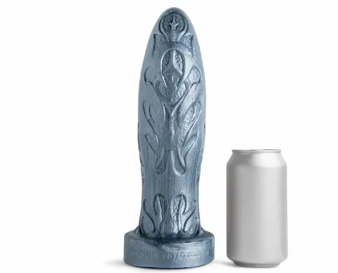 Mr. Hankey’s Toys Cyberpunk Medium, prémiové silikonové dildo s Vac-U-Lock 27 x 4,8–7,2 cm