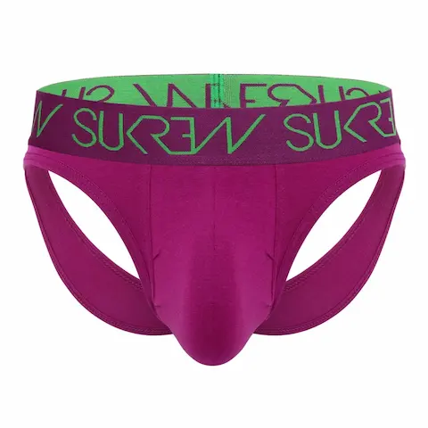 Slipy Sukrew Deep Purple V Brief