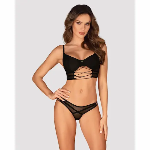 Souprava Obsessive Roxelia 2 PC Set černá